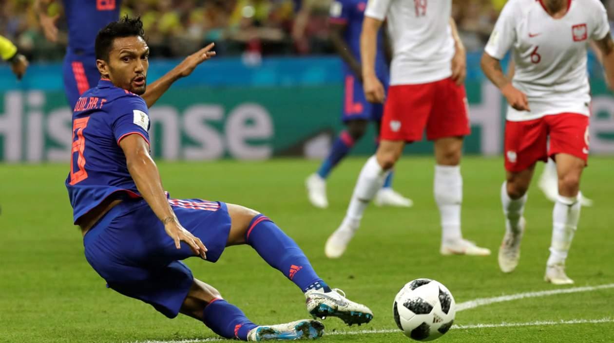 El centrocampista colombiano Abel Aguilar