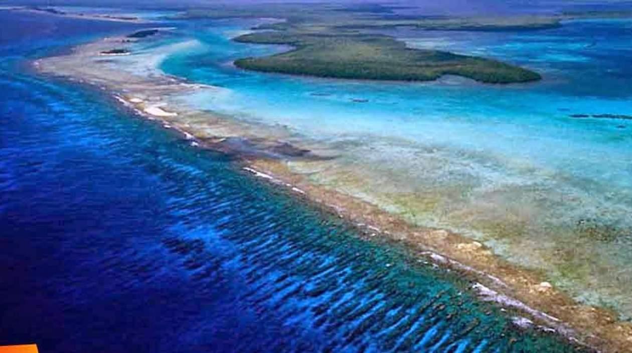 Red de reservas del arrecife de la barrera de Belice.