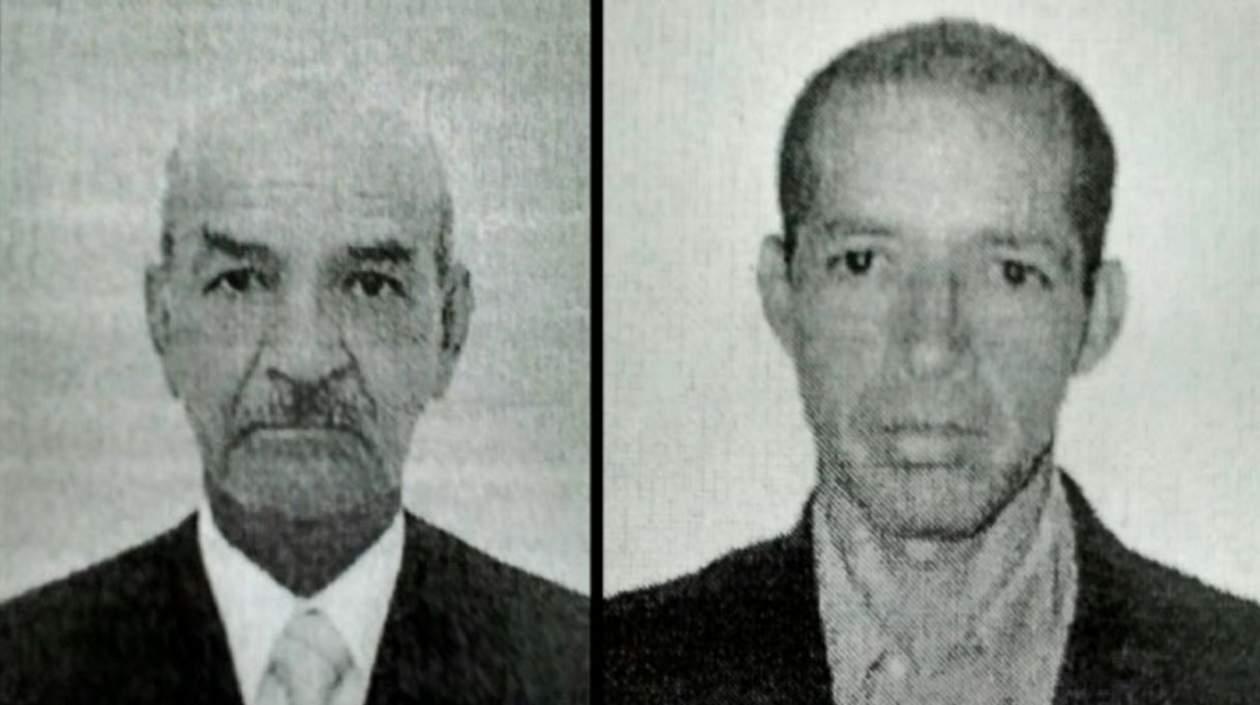 Elías de Jesús Gómez López y de su hijo Porfirio Antonio Gómez Vargas, las dos víctimas.