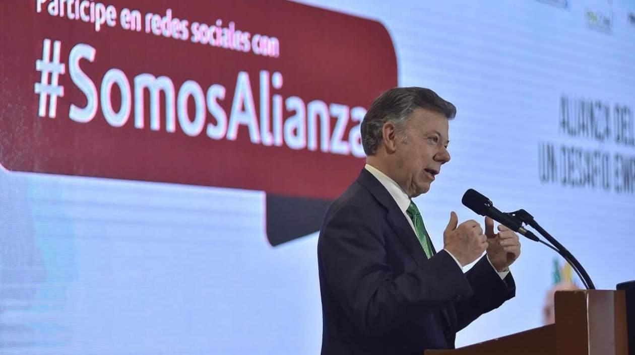 El Presidente Juan Manuel Santos