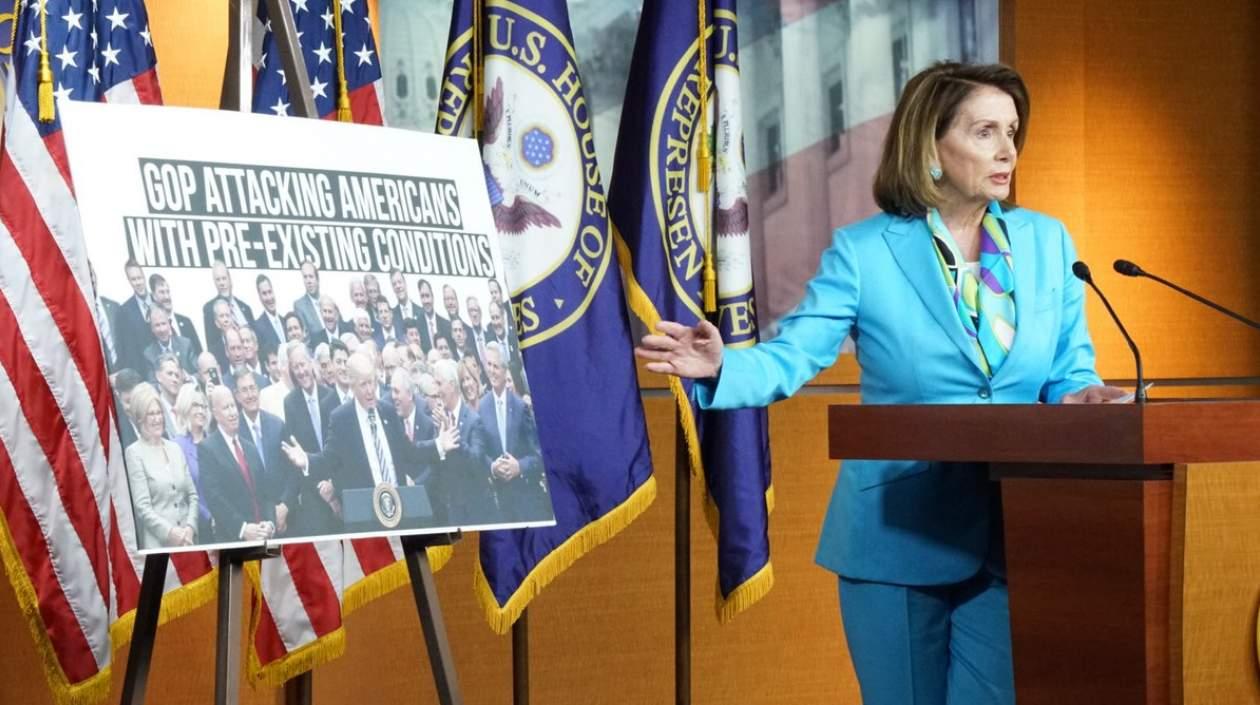 La líder demócrata en la Cámara Baja de EE.UU., Nancy Pelosi.
