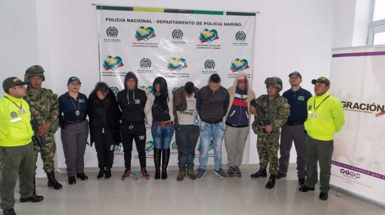 Estos son 'Los Coyotes', banda especializada en el tráfico de migrantes.