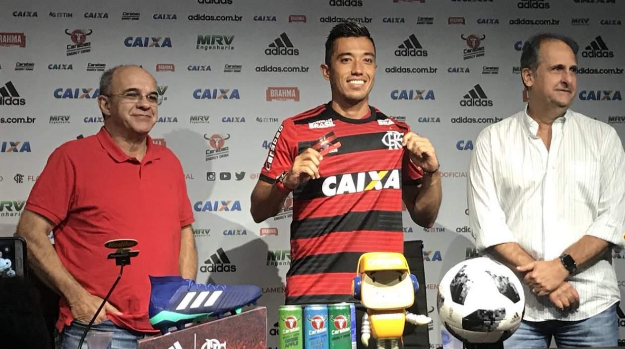 Fernando Uribe durante su presentación.