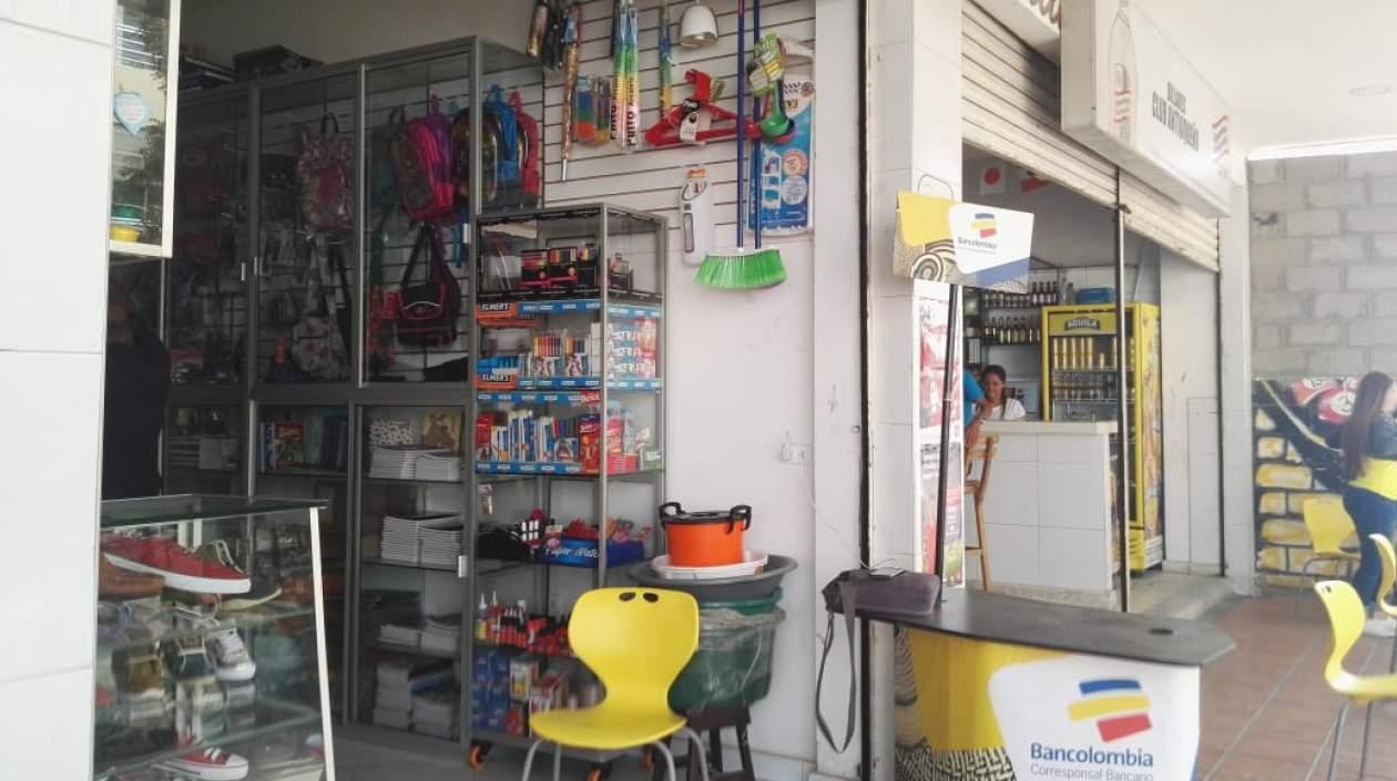 Lugar donde ocurrió el atraco en Puerto Colombia.