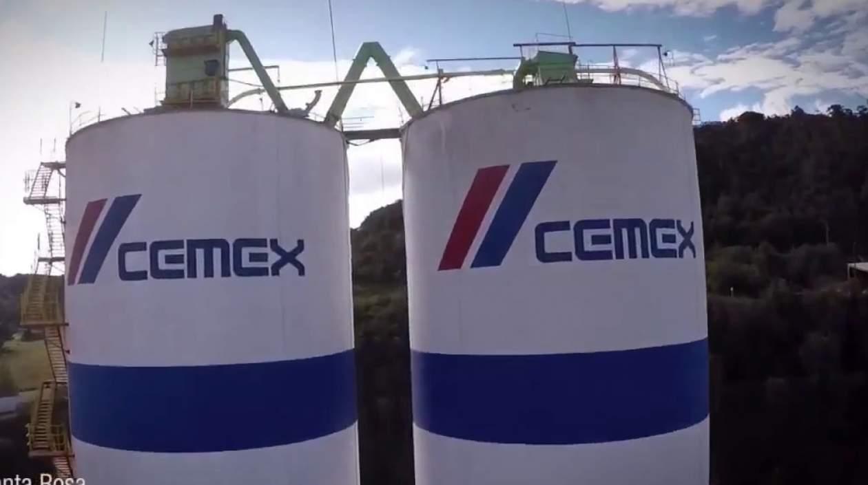 Planta de Cemex cerca de Bogotá.