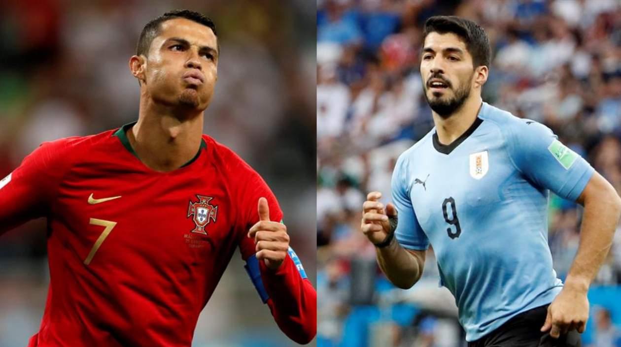 Cristiano Ronaldo y Luis Suárez.
