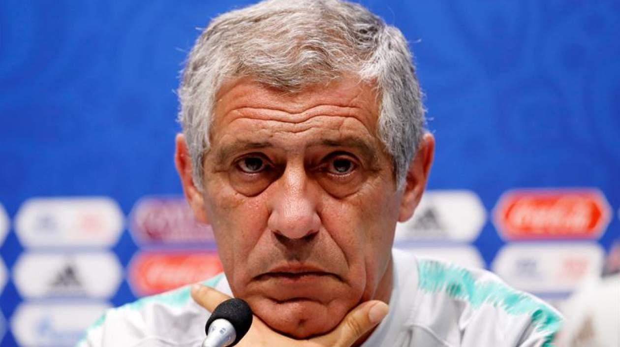 El seleccionador de Portugal, Fernando Santos.