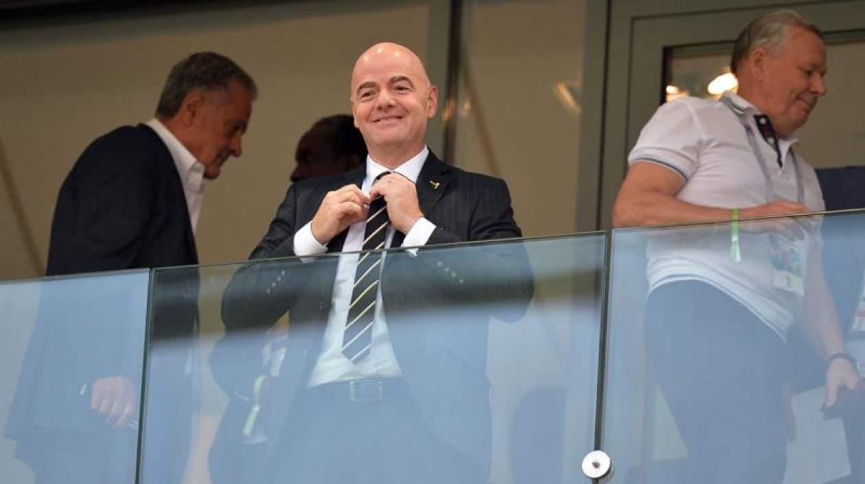 El presidente de la FIFA, el suizo Gianni Infantino.