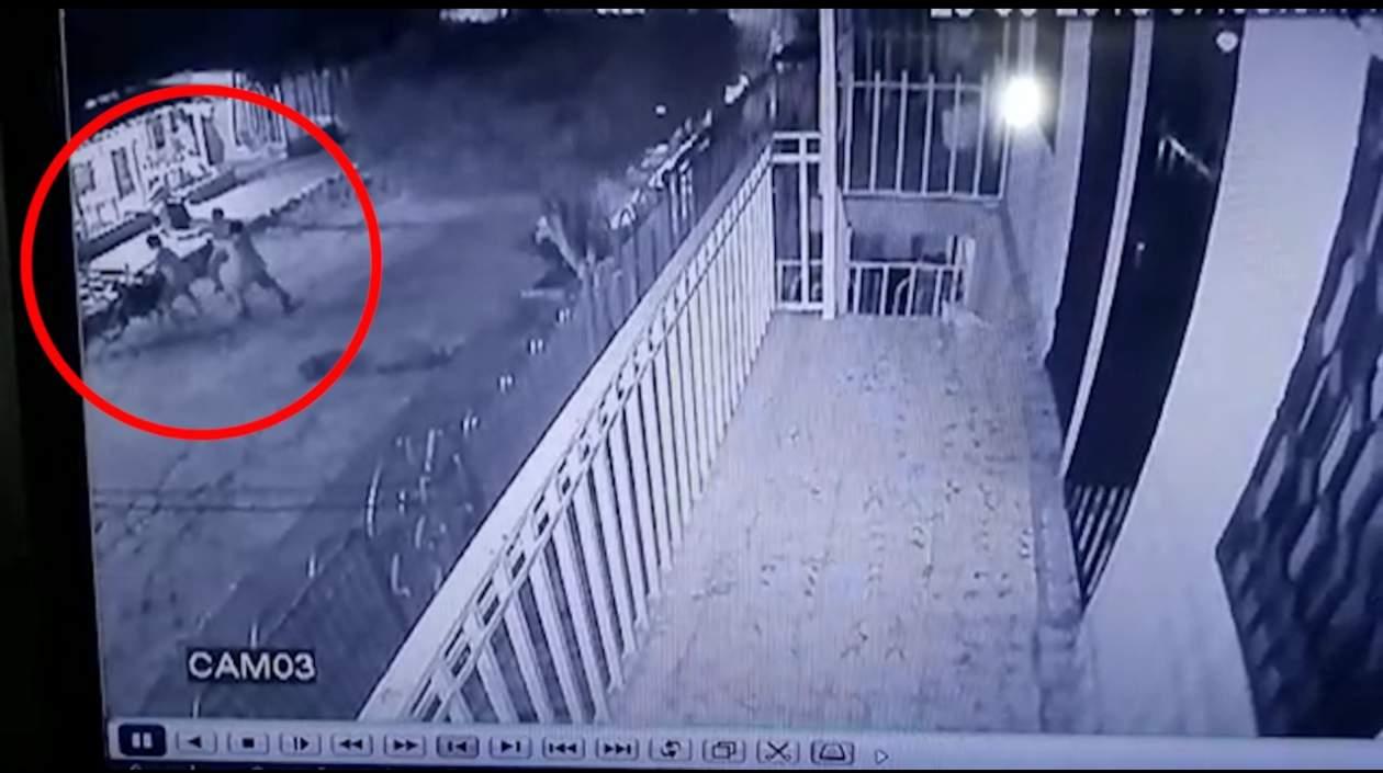 Momento en que ocurrió el atraco.