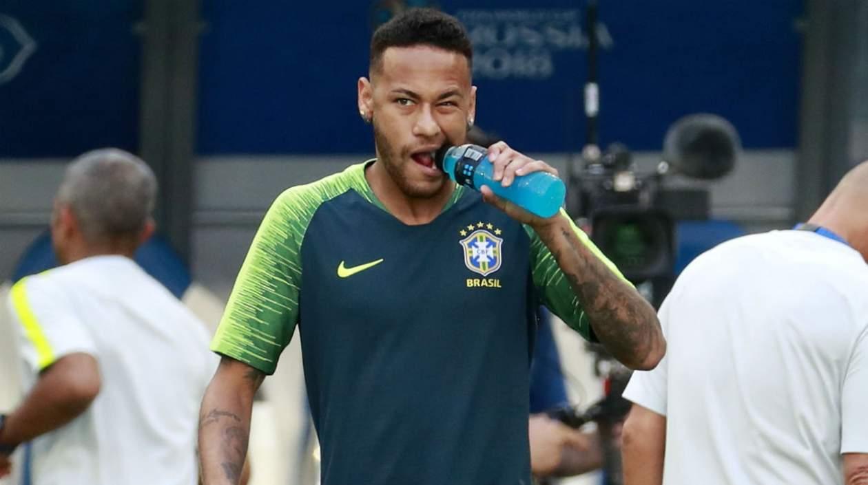 Neymar, delantero brasileño. 