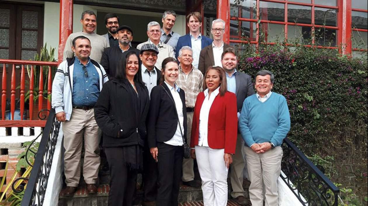 Delegación del ELN en los diálogos con el Gobierno nacional.