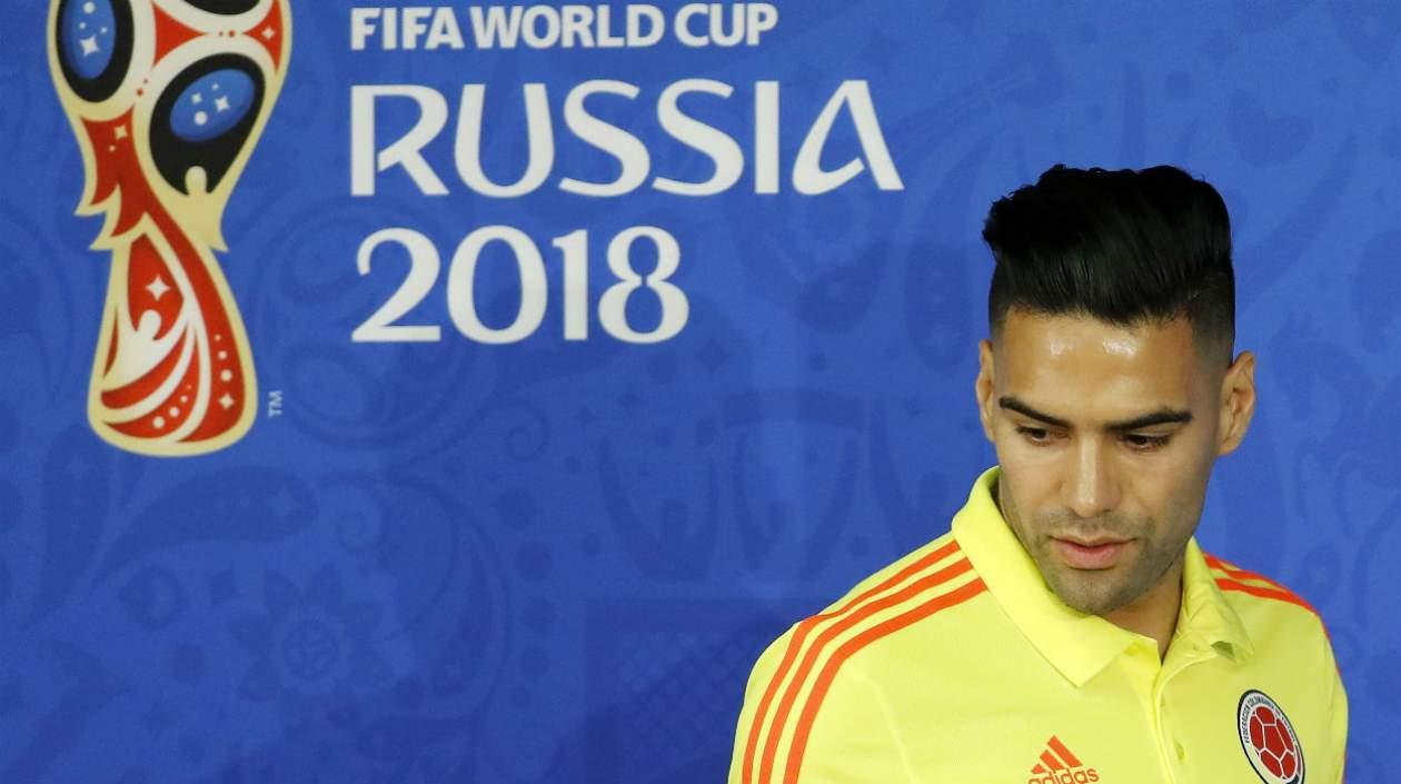 Falcao García,  capitán de Colombia. 