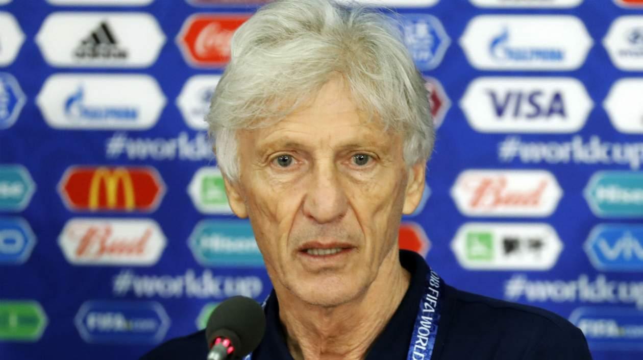 José Pékerman, técnico de la sElección Colombia. 