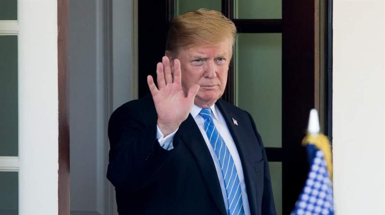  Donald Trump, presidente estadounidense.