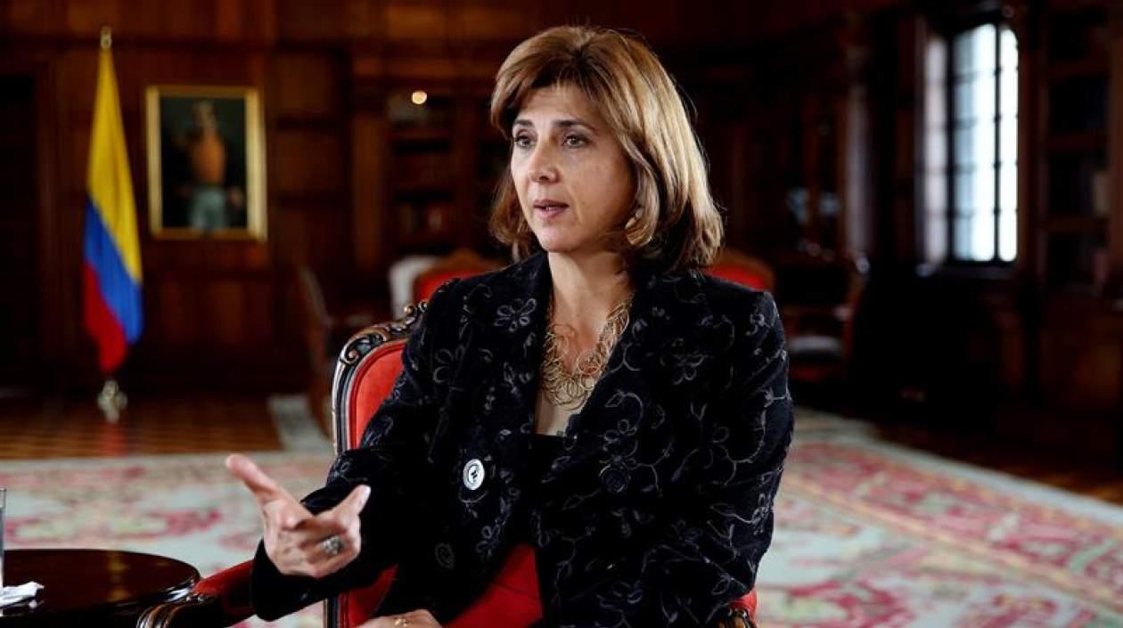 María Ángela Holguín, canciller colombiana.