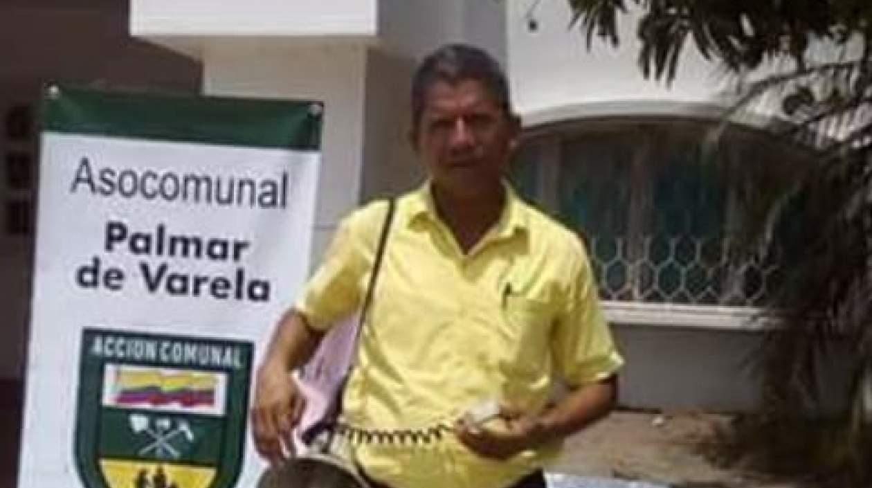 Luis Barrios Machado, presidente de Asocomunal de Palmar de Varela.