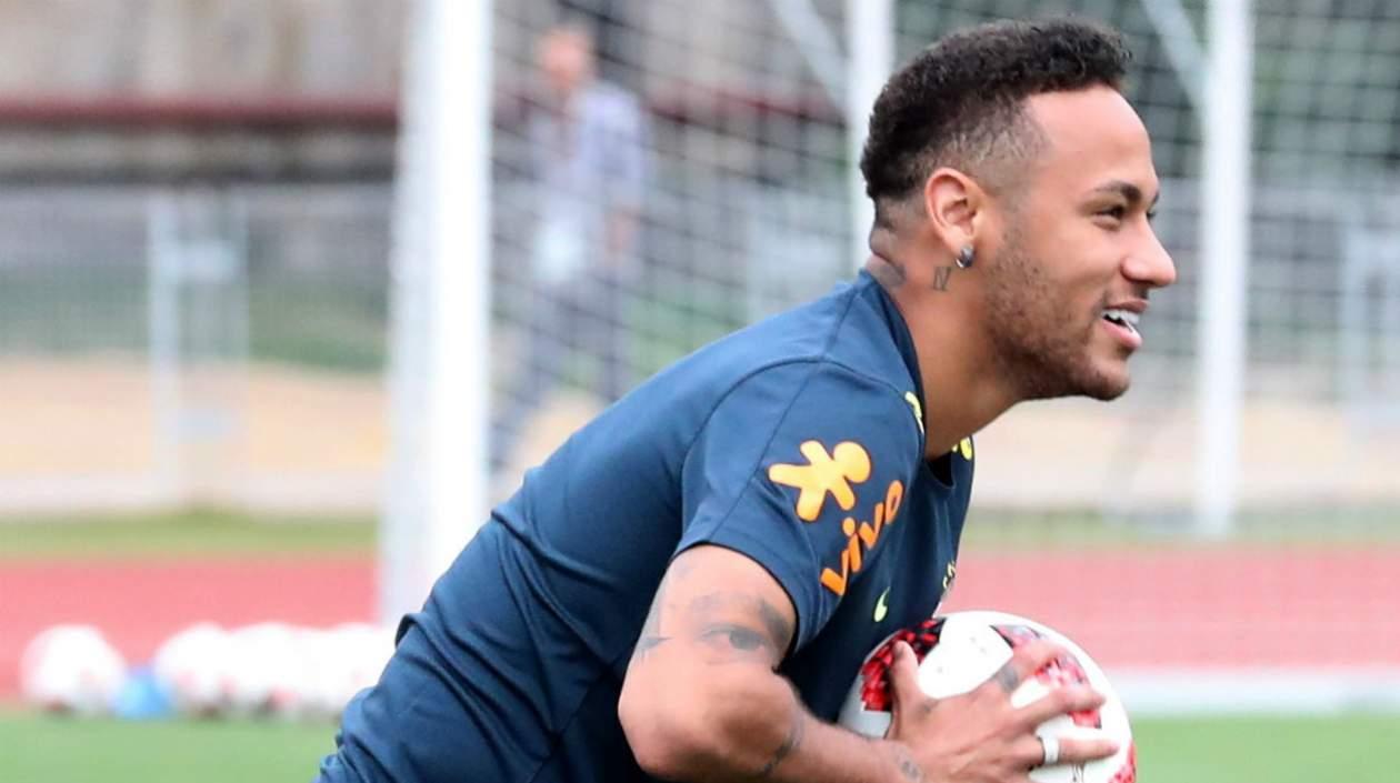 Neymar, delantero brasileño. 