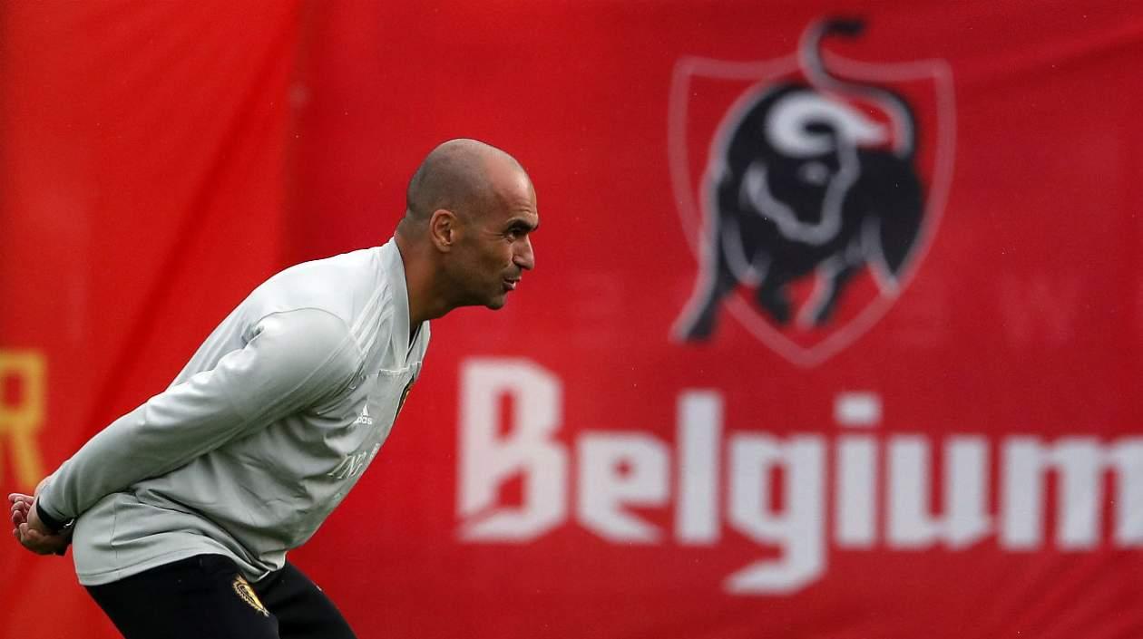 Roberto Martínez, técnico de Bélgica. 