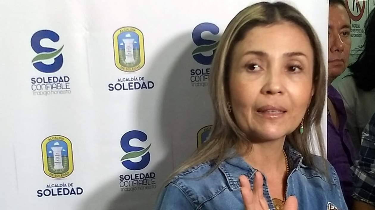 Emilia Elitin De la Peña, Secretaria de Salud de Soledad,