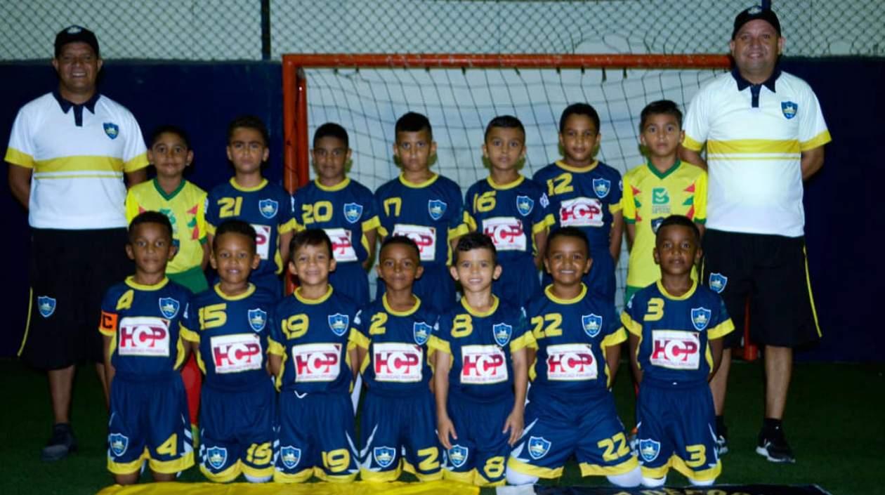 Escuela de fútbol Iván René Valenciano. 