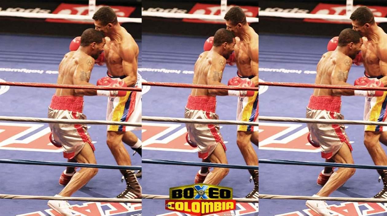 Momento del cabezazo entre Holt y Torres.