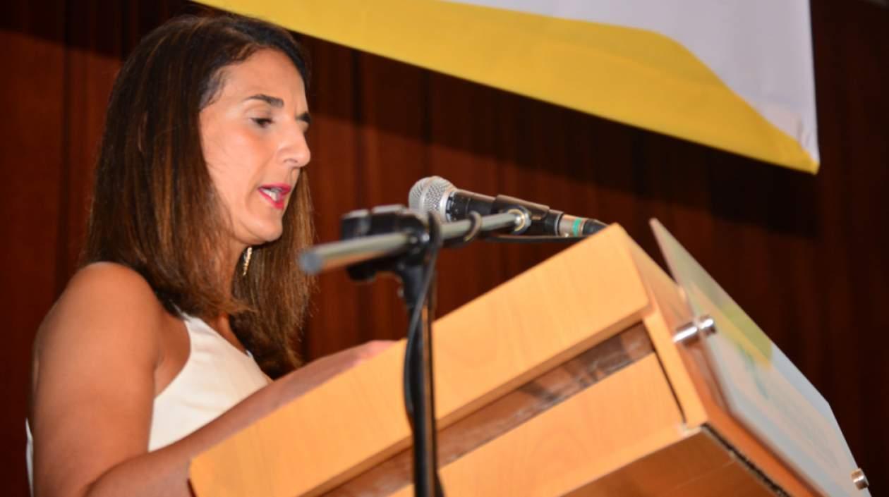La ministra de Educación, Yaneth Giha. 