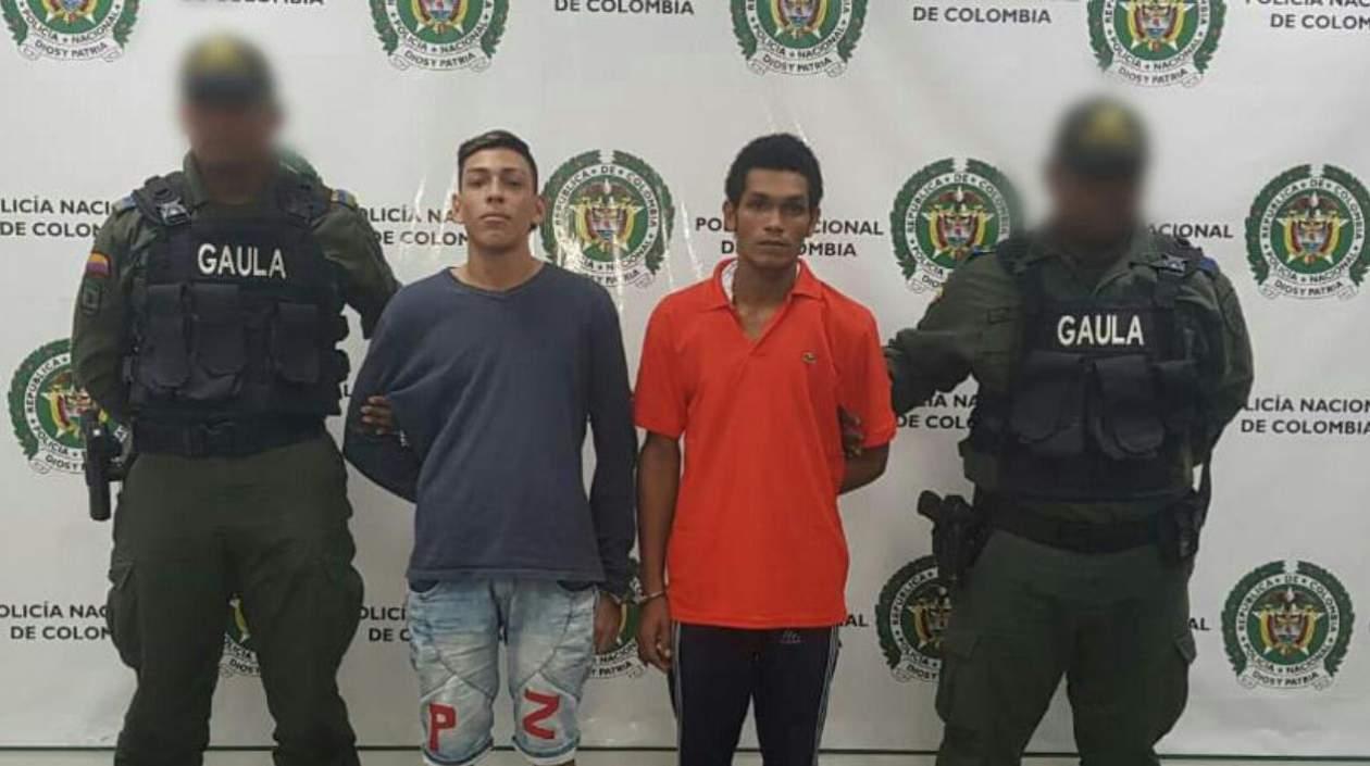 Los hombres están señalados de homicidio y extorsión. 