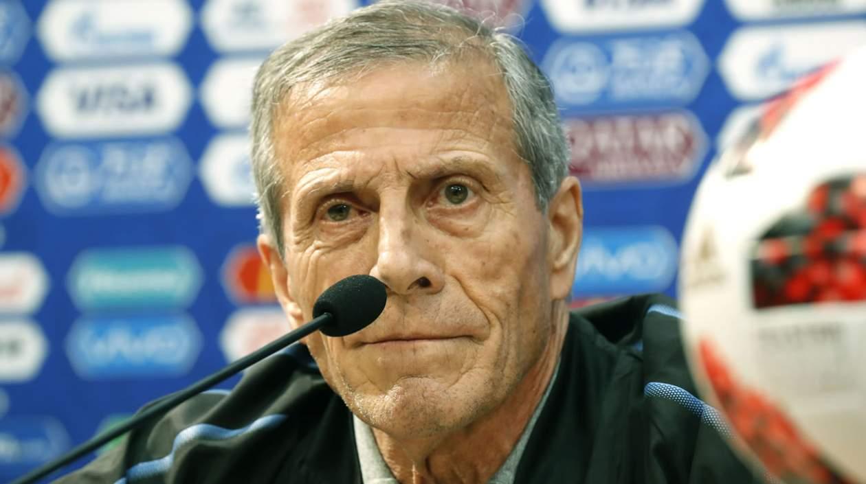 El entrenador de la selección de Uruguay, Óscar Tabárez