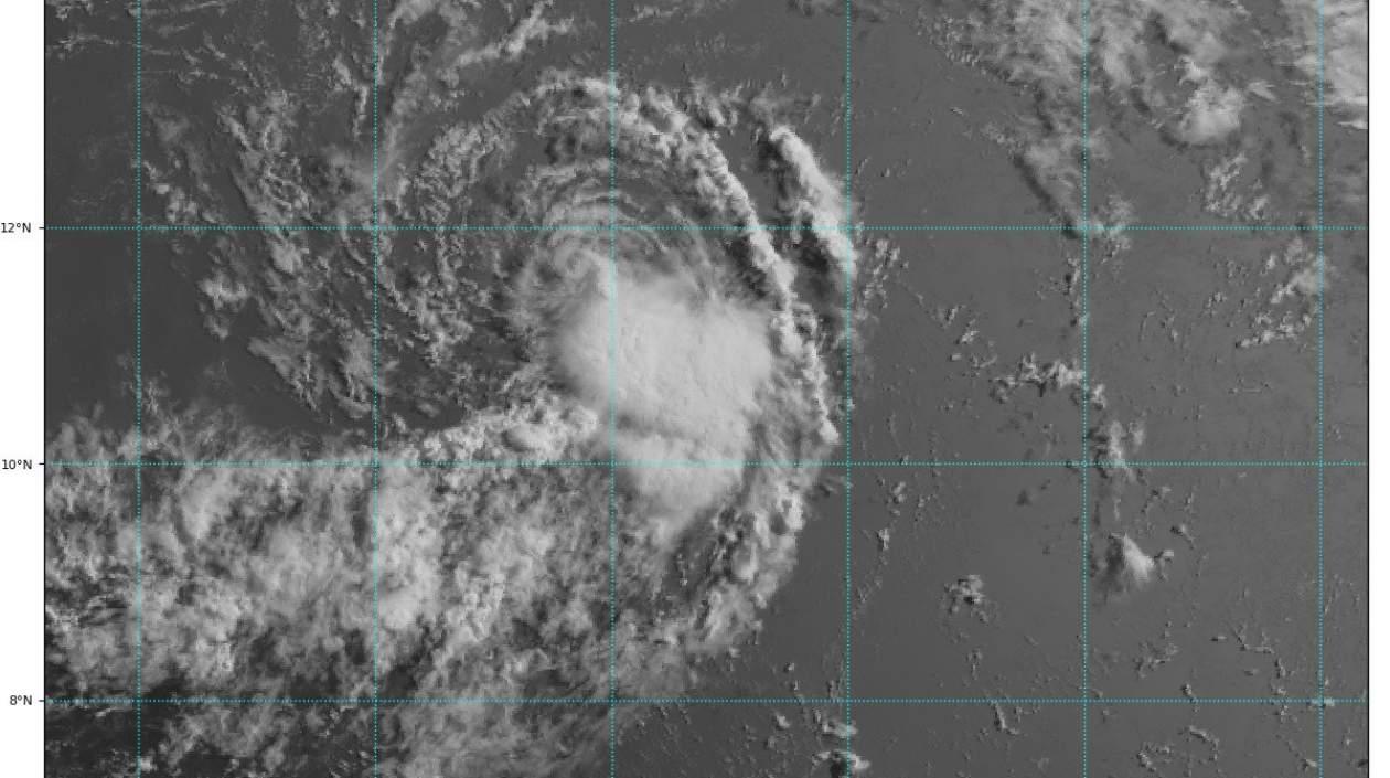 El huracán de categoría uno Beryl.