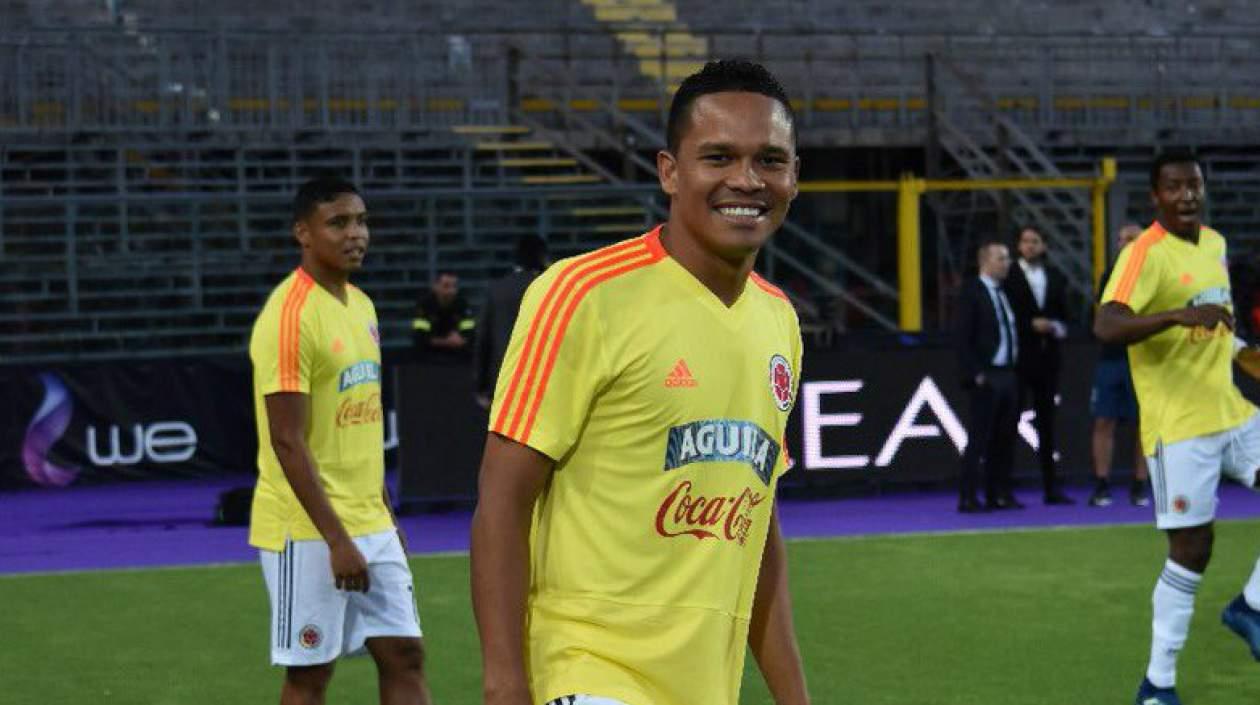 Carlos Bacca, delantero de la Selección Colombia. 