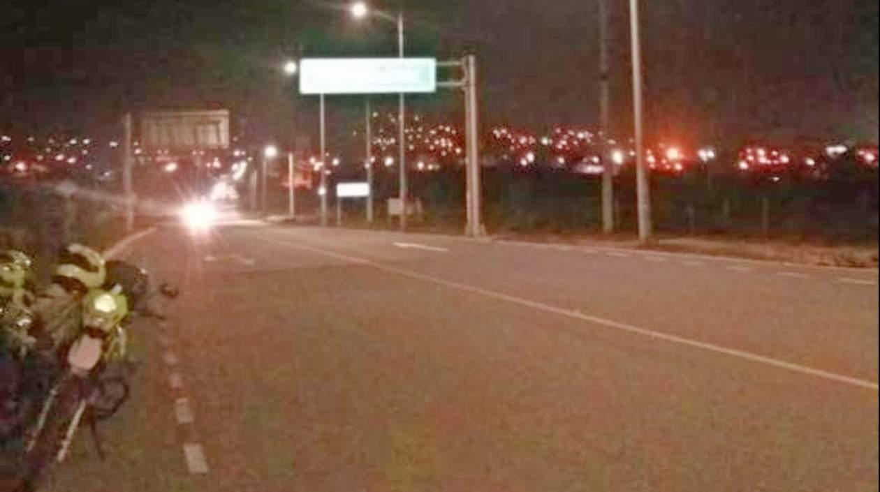 Lugar de los hechos en Puerto Colombia.