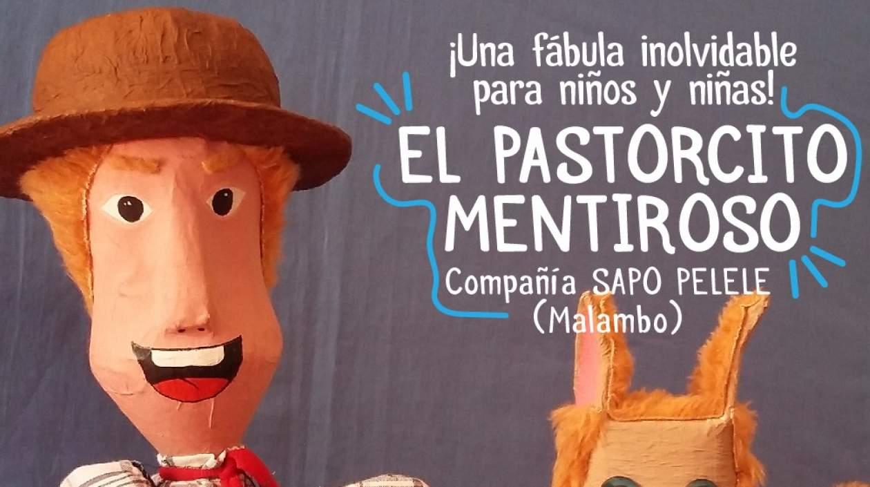 Imagen de la obra 'El pastorcito mentiroso'.