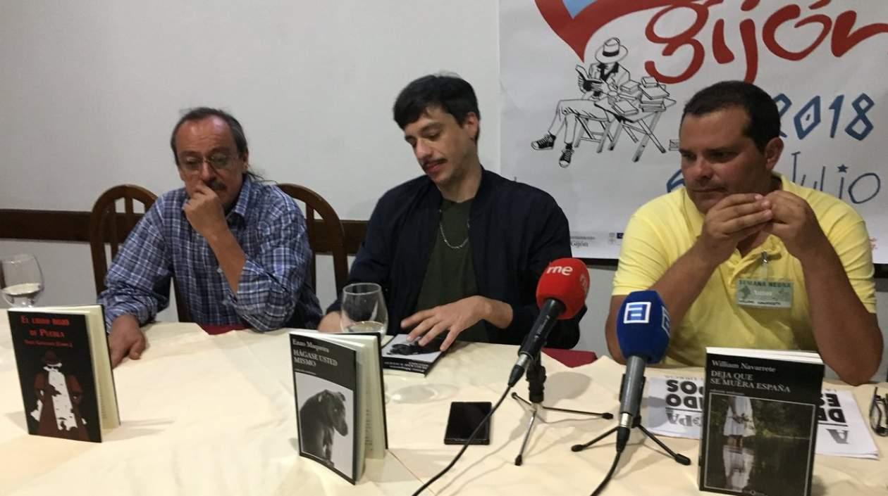 El mexicano Fritz Glockner, el argentino Enzo Maqueira y el cubano William Navarrete.  