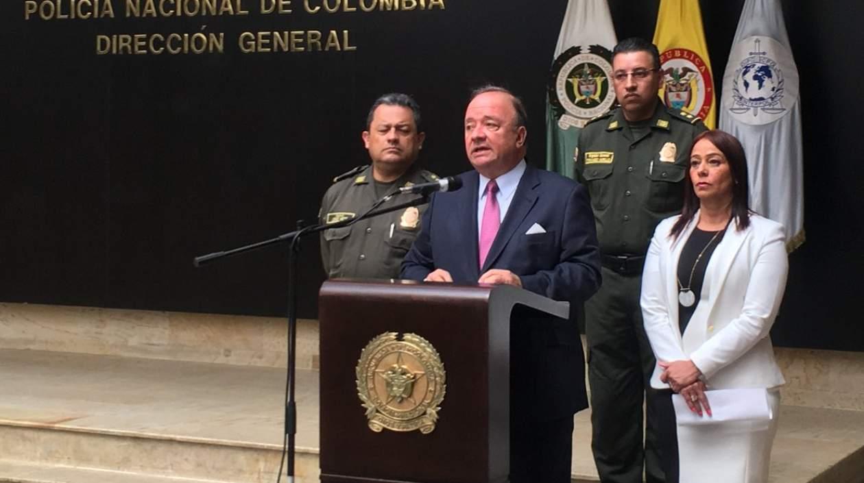 El ministro de Defensa de Colombia, Luis Carlos Villegas.