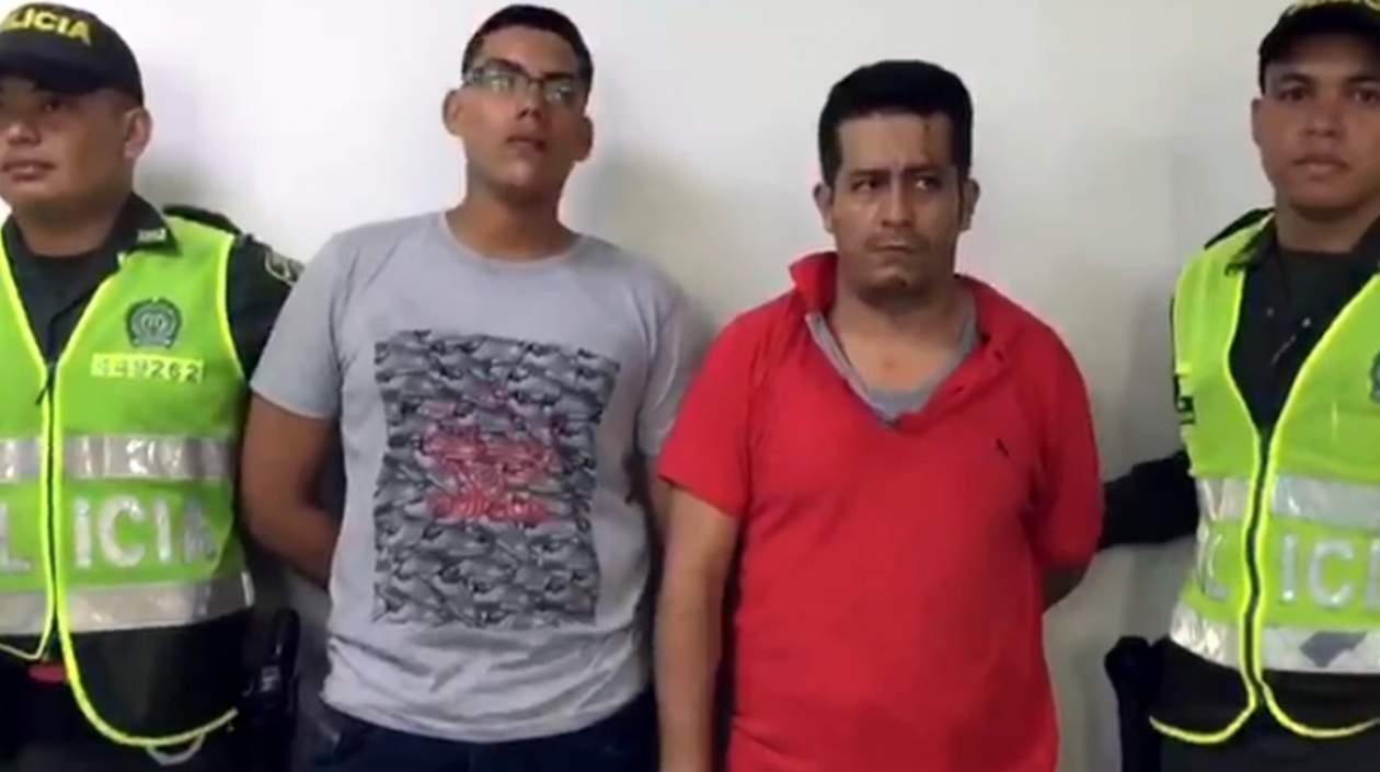 Los presuntos delincuentes fueron conducidos a la URI.