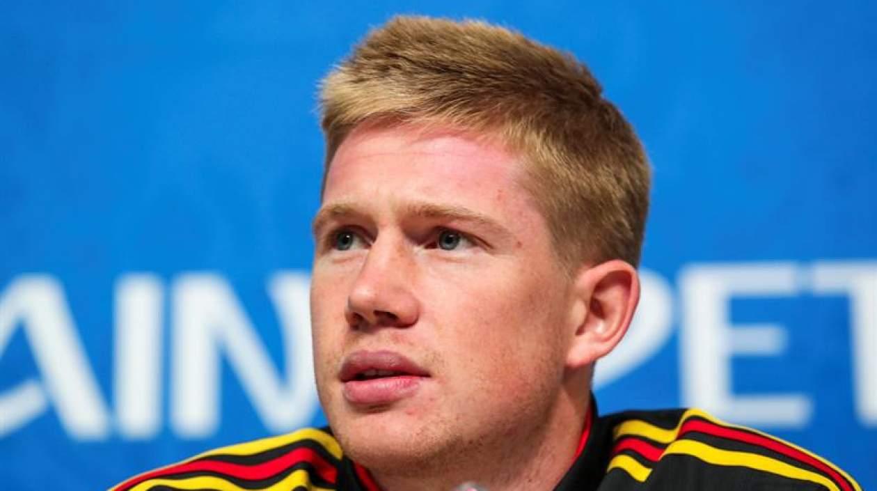 El centrocampista de la selección belga, Kevin De Bruyne.