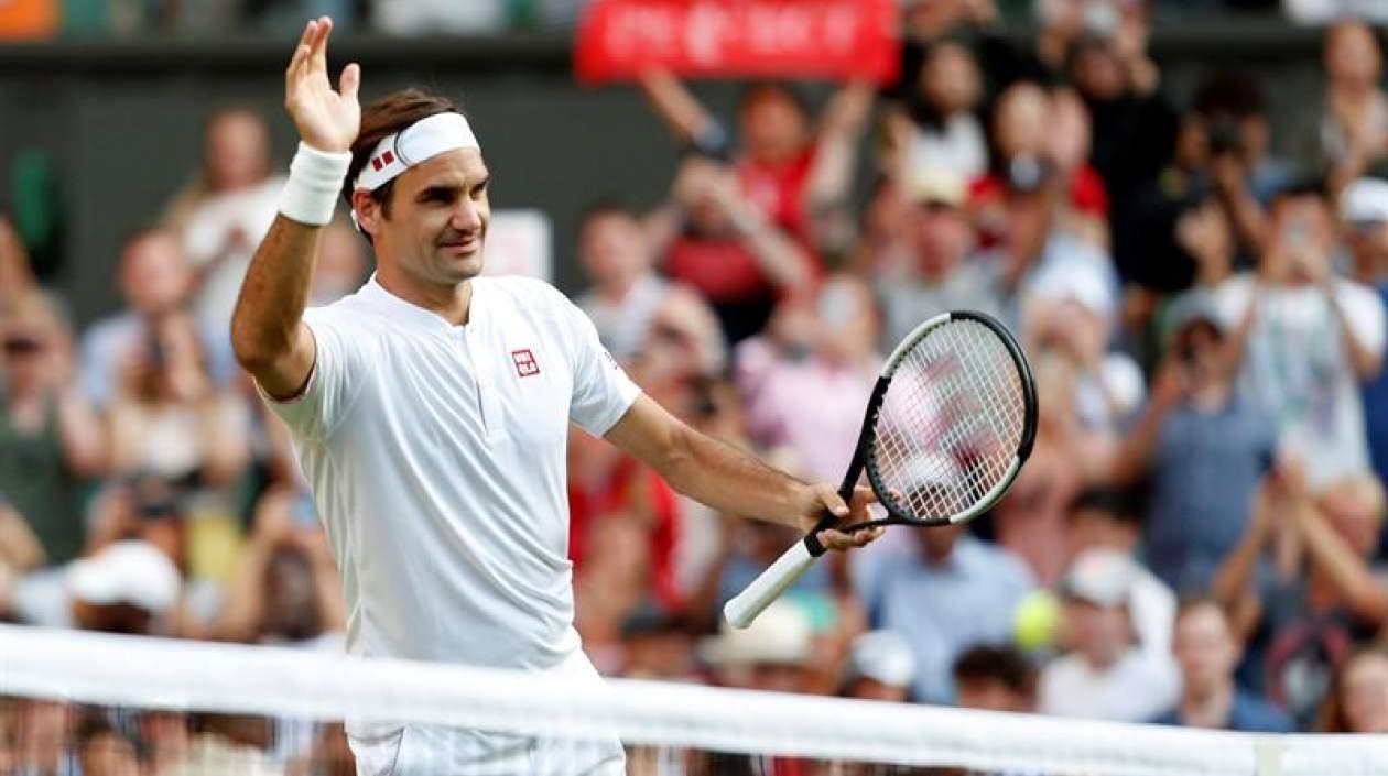 El suizo Roger Federer. 