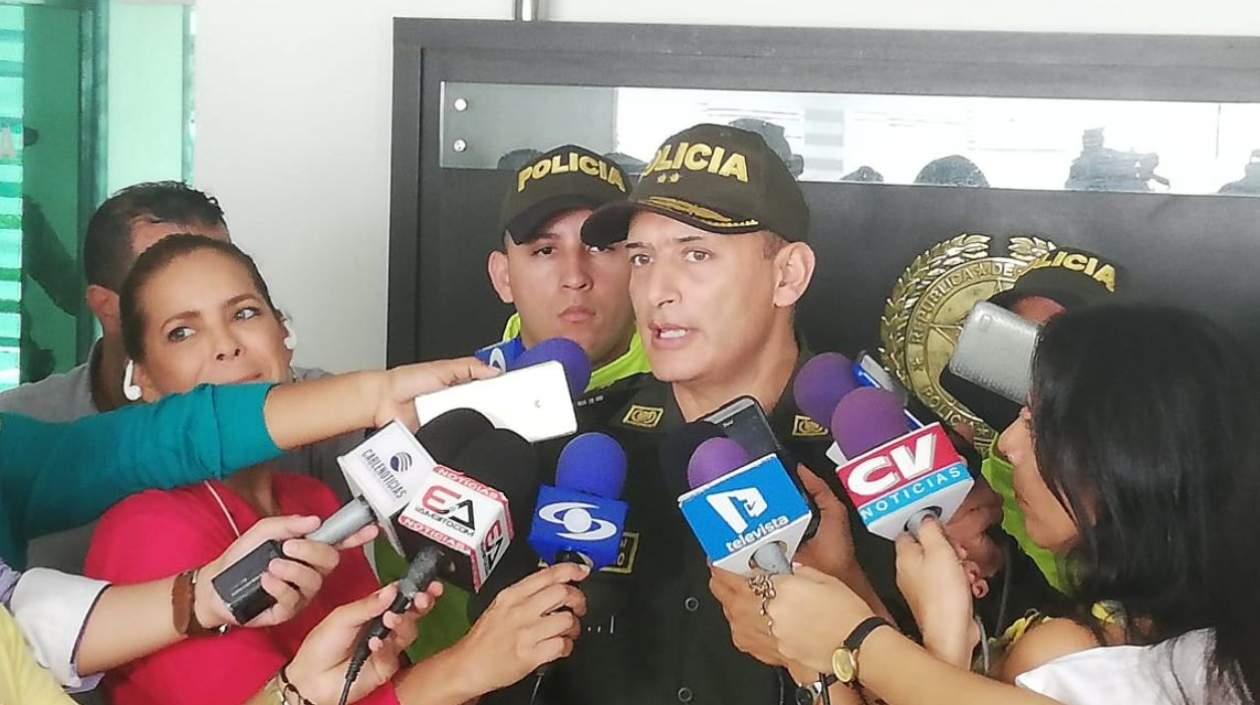 General Mariano Botero, comandante de la Policía Metropolitana.