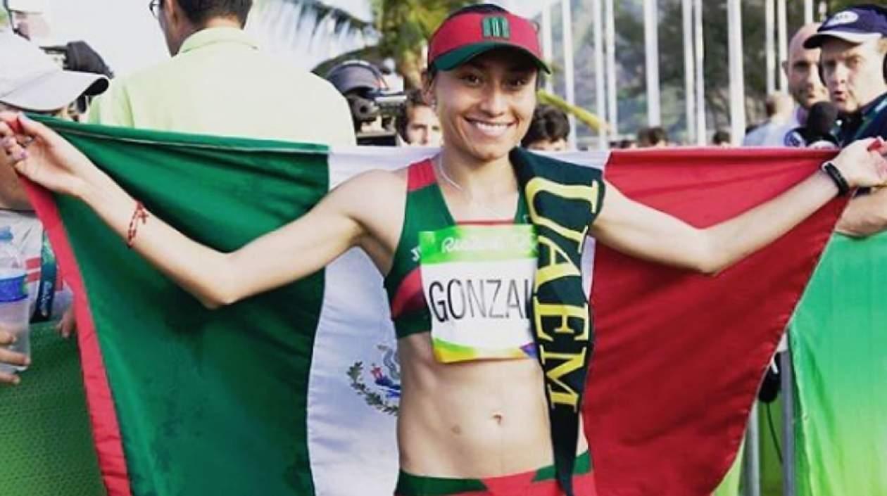 La marchista mexicana María Guadalupe González