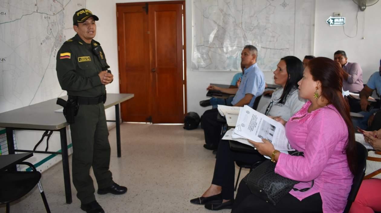 Reunión del Consejo de Gobierno de Seguridad de Malambo.