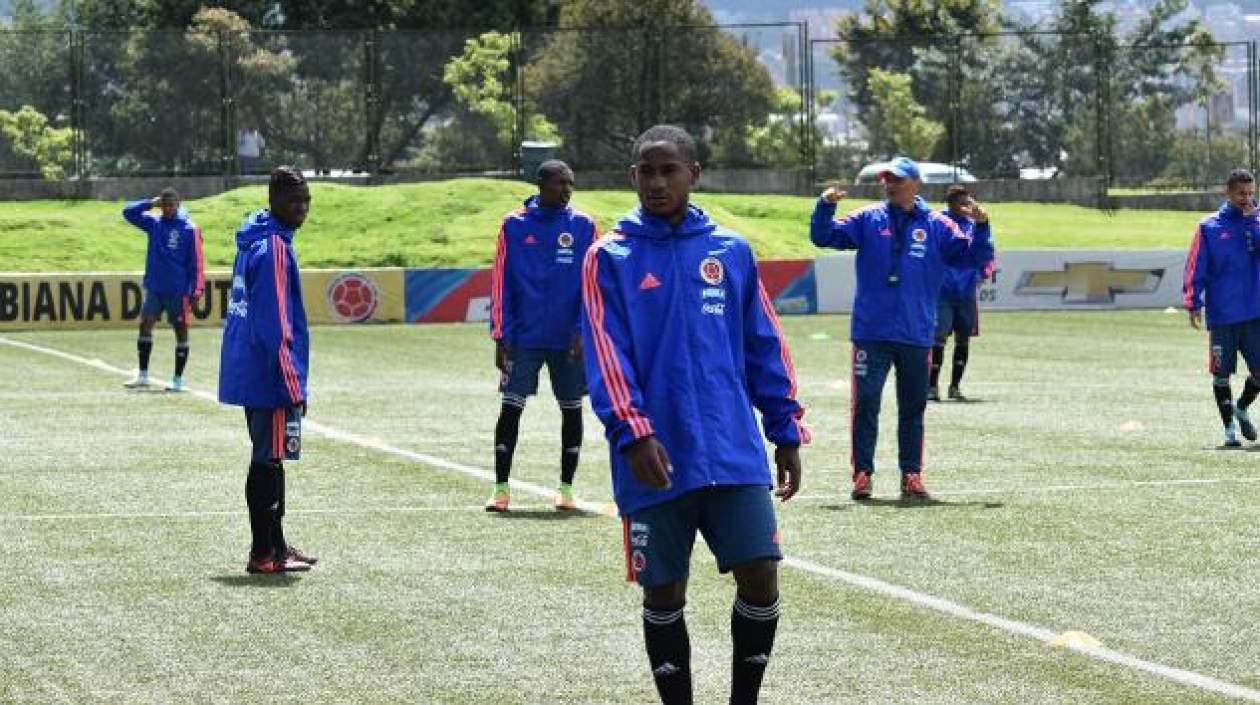 Jugadores de la Selección Colombua sub-21. 