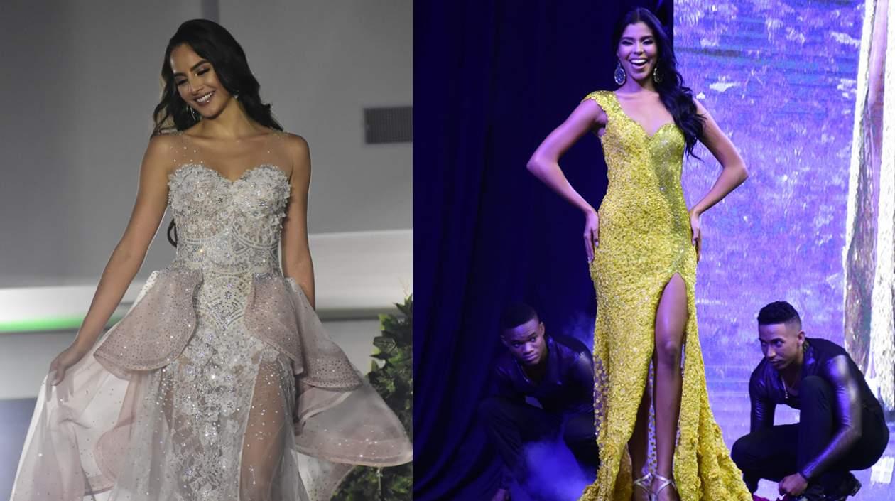 Maria Vengoechea, actual Señorita Atlántico y Miriam Carranza Virreina del Atlántico.