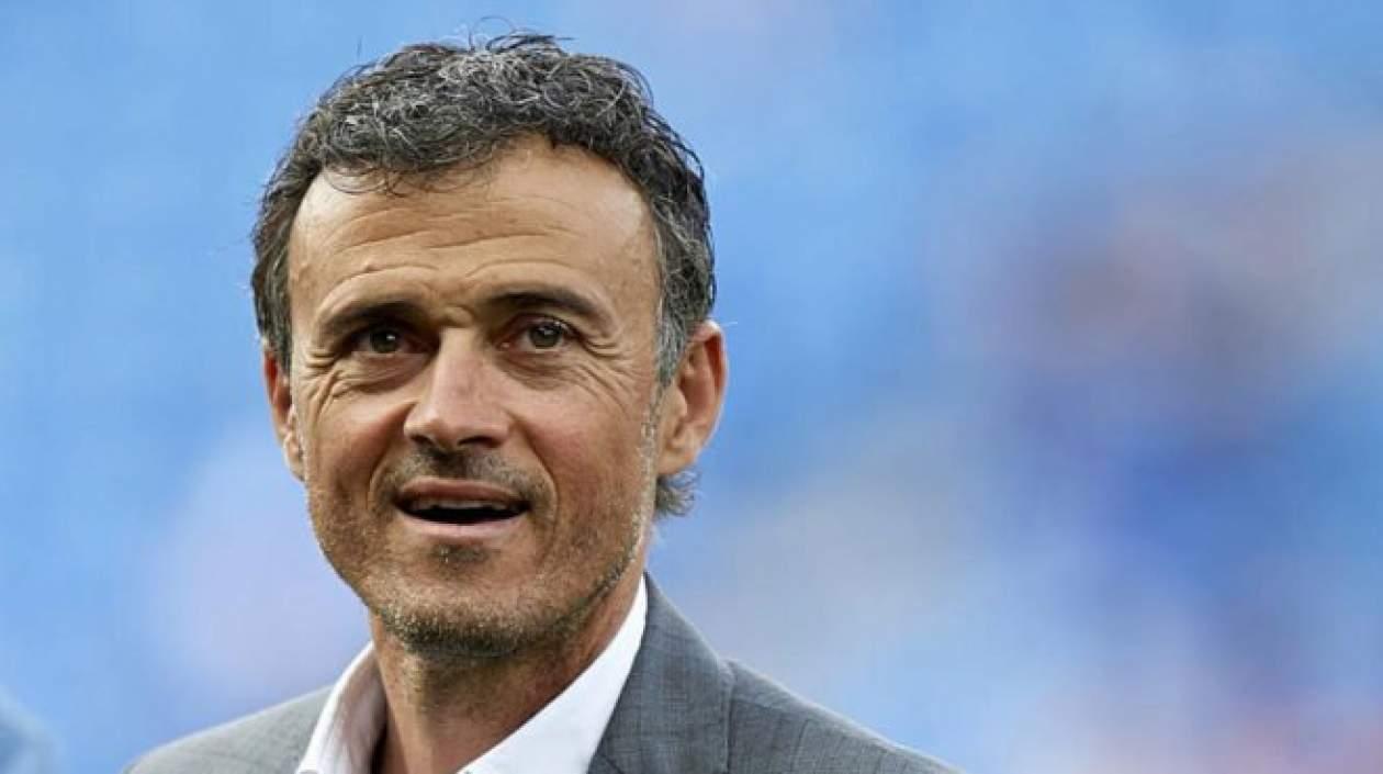 Luis Enrique, técnico de España.