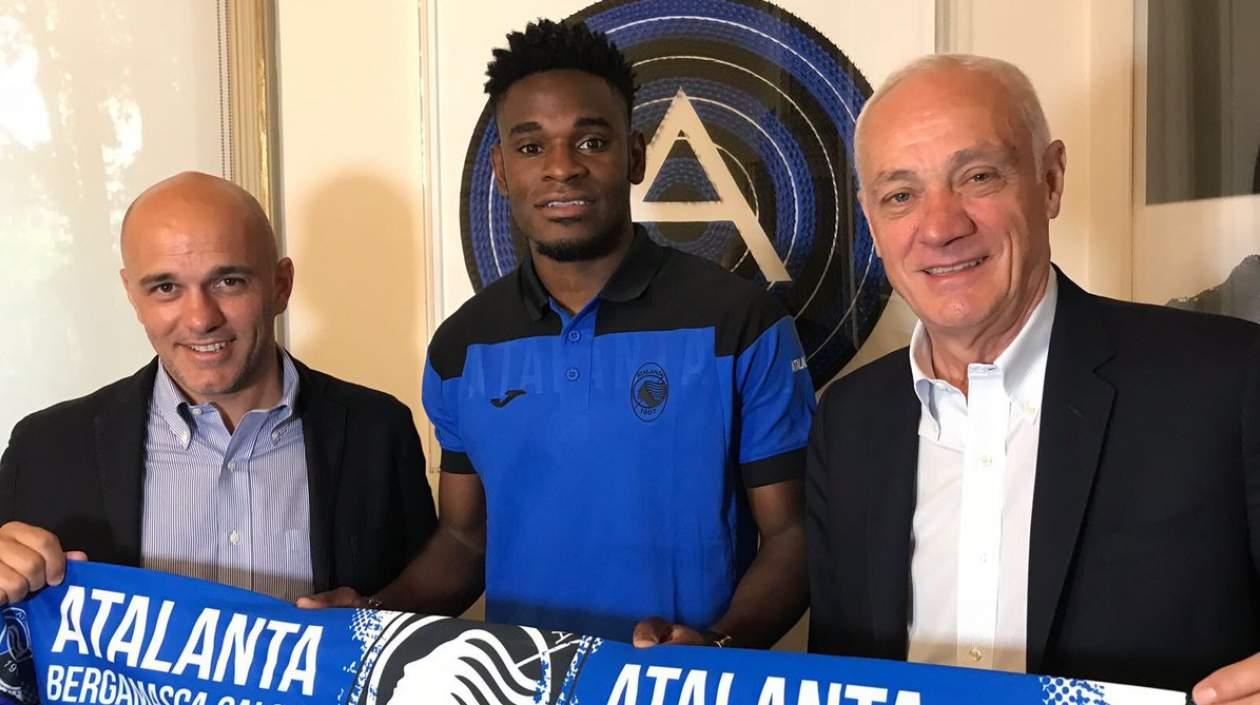 Duvan Zapata, nuevo jugador del Atalanta.