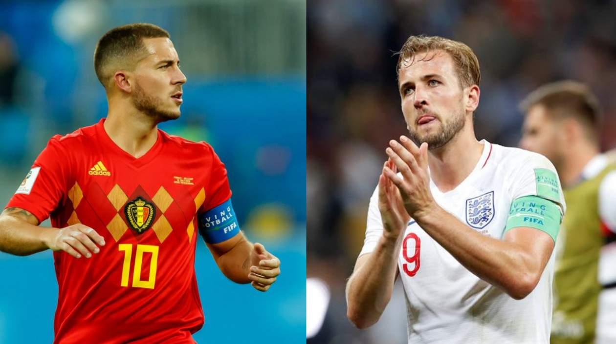 Eden Hazard y Harry Kane. 