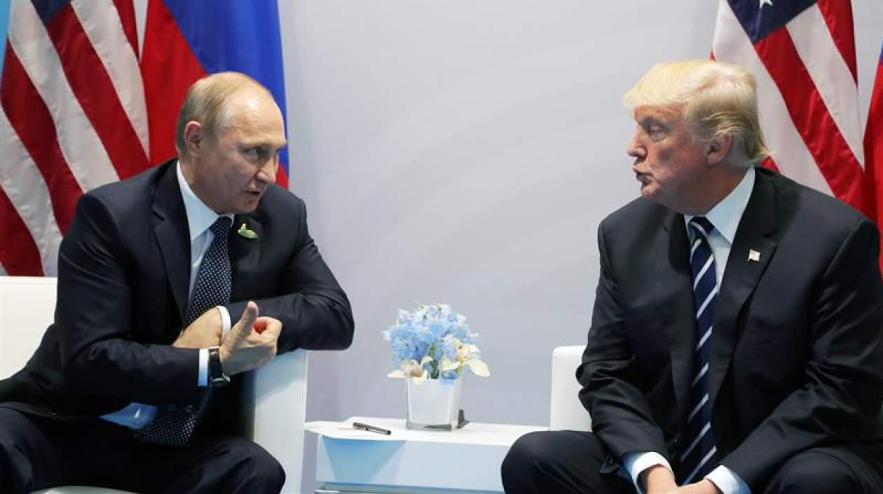 Vladimir Putin y Donald Trump.