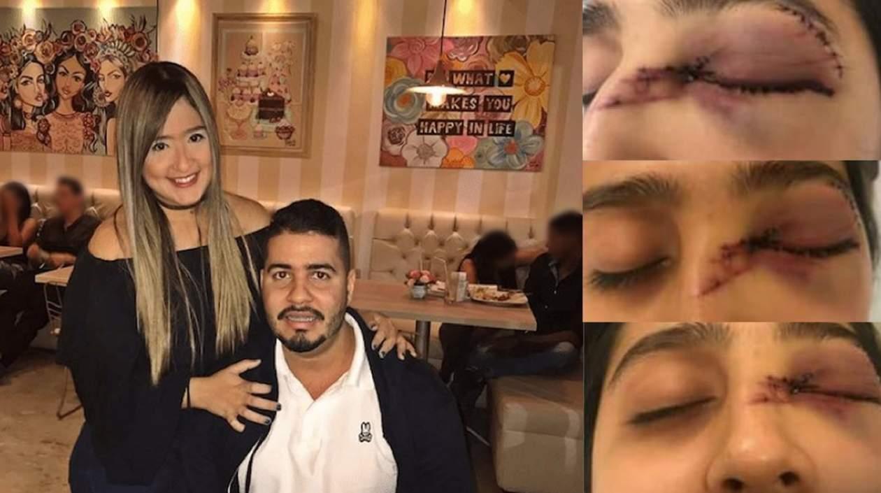 Daniela Ahumada Comas y su esposo Mateo Cabrera.