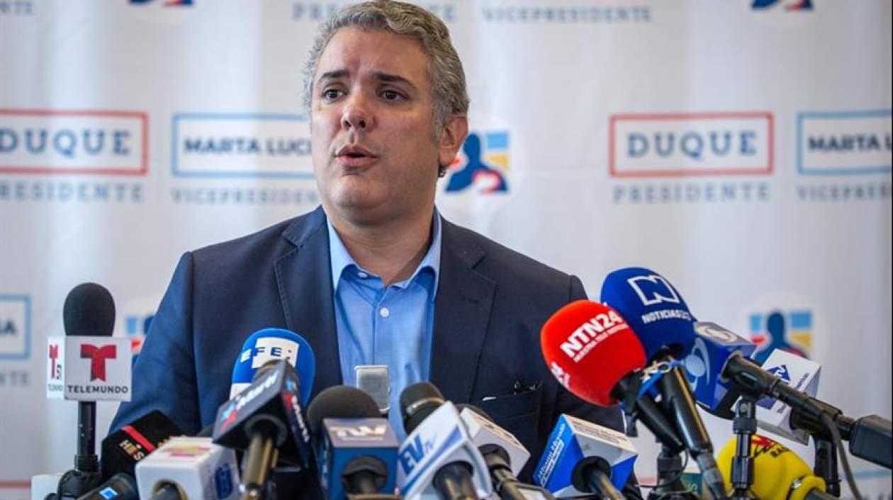 El Presidente electo, Iván Duque.