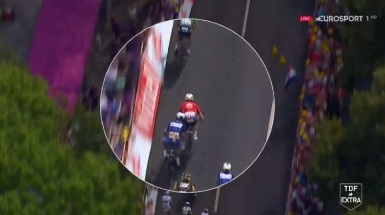 Momento del incidente. 