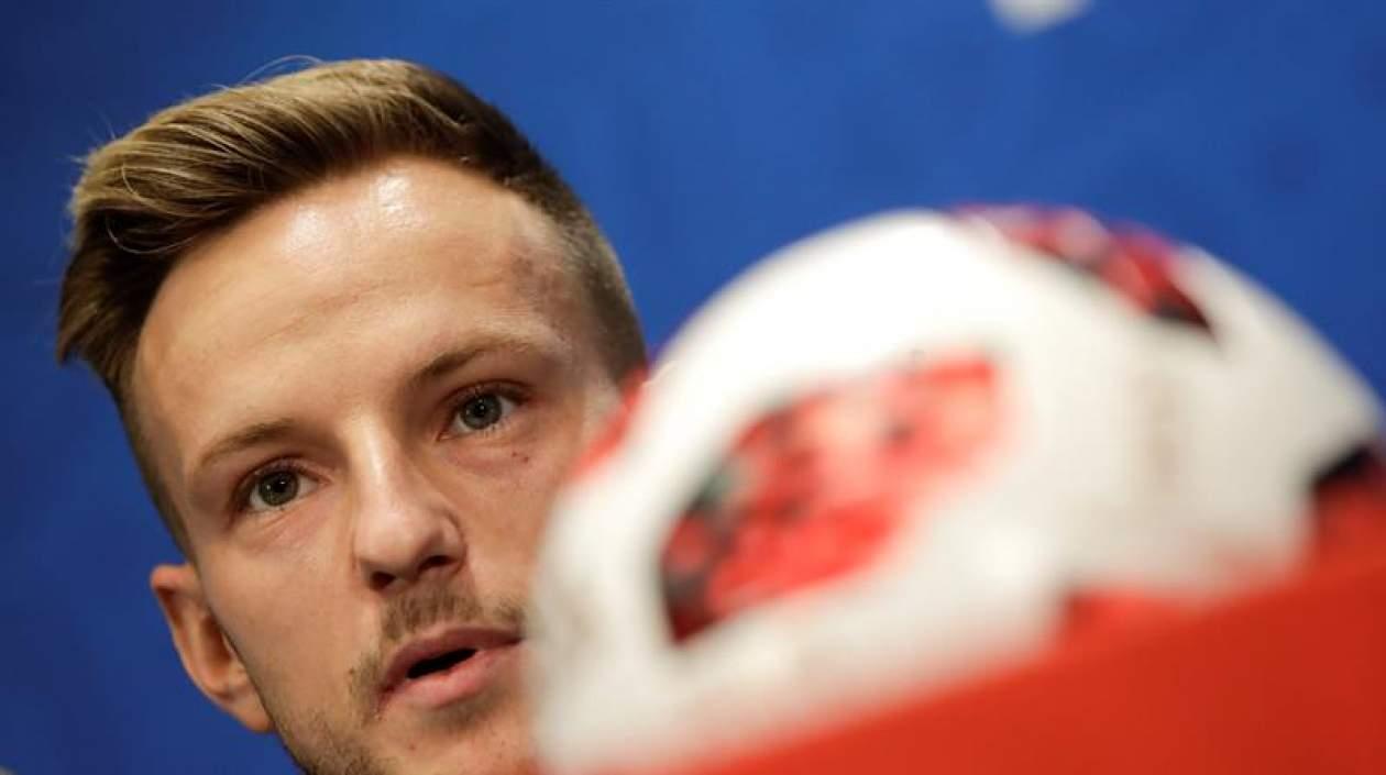  Ivan Rakitic, jugador de la Selección de Croacia.